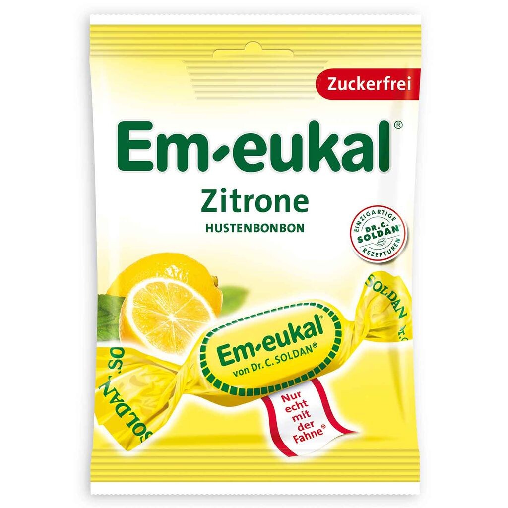 Em eukal лимонные капли от кашля без сахара, в индивидуальной упаковке, 75 г Soldan
Em eukal лимонные капли от кашля без сахара, в индивидуальной упаковке, 75 г Soldan