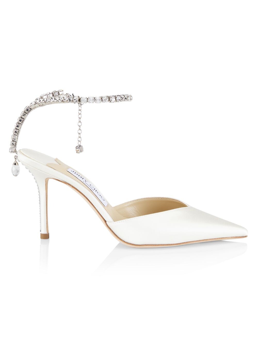 Атласные туфли-лодочки Saeda 85MM с кристаллами и ремешком на цепочке Jimmy Choo, слоновая кость
Атласные туфли-лодочки Saeda 85MM с кристаллами и ремешком на цепочке Jimmy Choo, слоновая кость