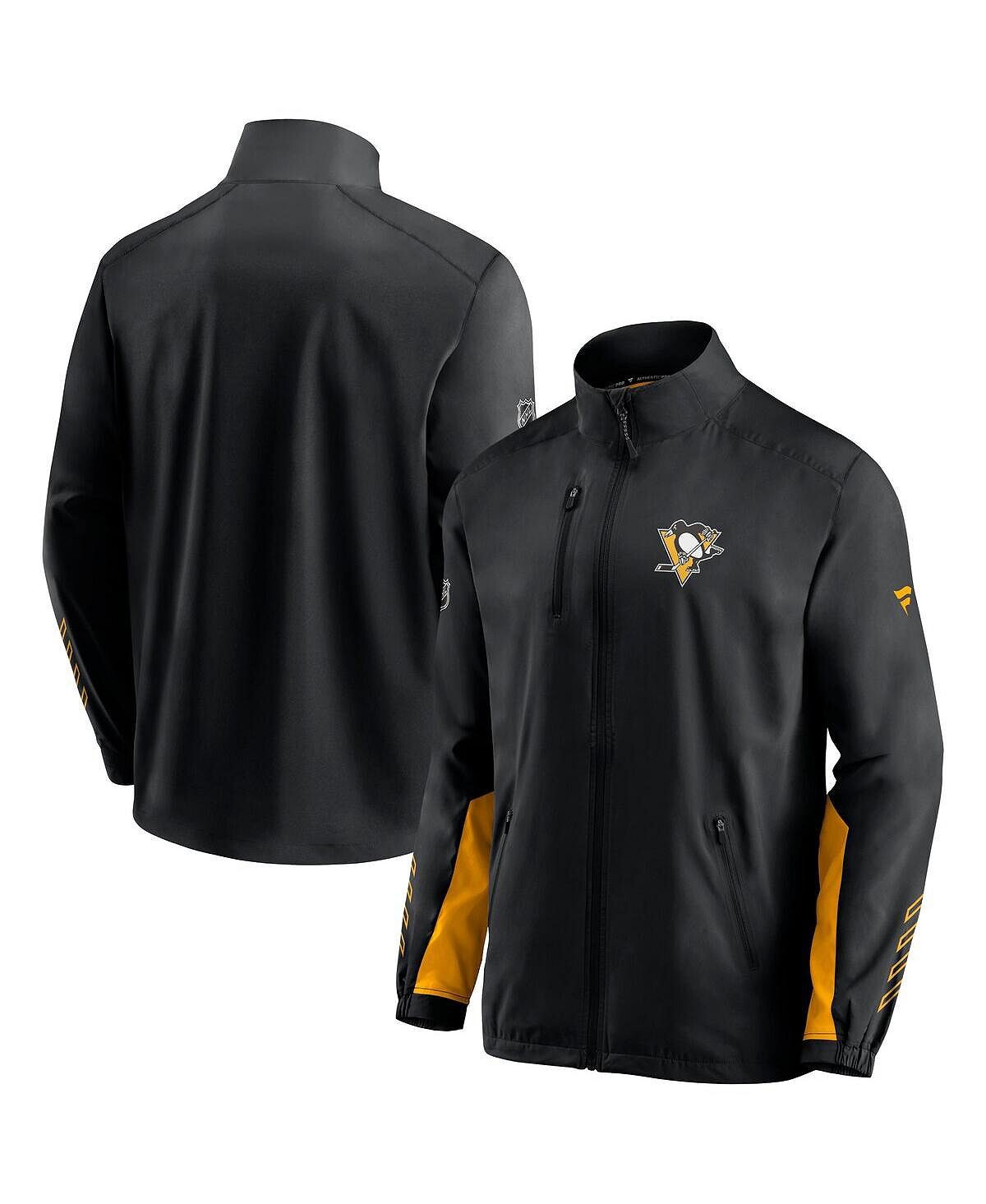 Мужская фирменная черная куртка с молнией во всю длину Pittsburgh Penguins Authentic Pro Locker Room Rinkside Fanatics, Черный
Мужская фирменная черная куртка с молнией во всю длину Pittsburgh Penguins Authentic Pro Locker Room Rinkside Fanatics, Черный
