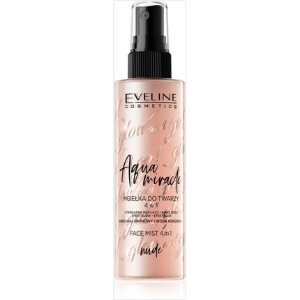 Eveline Aqua Miracle Спрей для лица телесного цвета 4 в 1, фиксирующий макияж, сияние, увлажнение, размытие, 110 мл, Eveline Cosmetics
Eveline Aqua Miracle Спрей для лица телесного цвета 4 в 1, фиксирующий макияж, сияние, увлажнение, размытие, 110 мл, Eveline Cosmetics