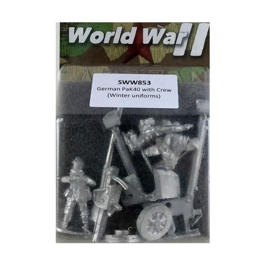 Немецкий Pak 40 (Panzerabwehrkanone 40) с экипажем (зимняя униформа), WWII Miniatures - German Forces (28mm) (Artizan Designs)
Немецкий Pak 40 (Panzerabwehrkanone 40) с экипажем (зимняя униформа), WWII Miniatures - German Forces (28mm) (Artizan Designs)