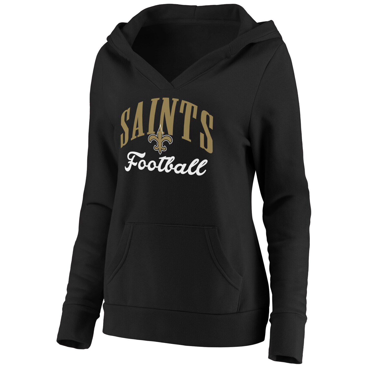 Женский черный пуловер с капюшоном и надписью Fanatics New Orleans Saints Team Victory Script Crossover Fanatics
Женский черный пуловер с капюшоном и надписью Fanatics New Orleans Saints Team Victory Script Crossover Fanatics