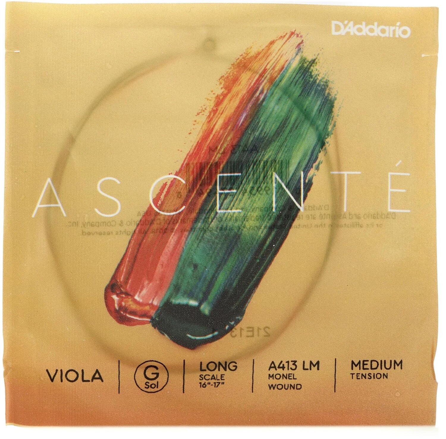 D'Addario A413 LM Ascente Viola G Струна - длинная мензура, среднее натяжение
D'Addario A413 LM Ascente Viola G Струна - длинная мензура, среднее натяжение