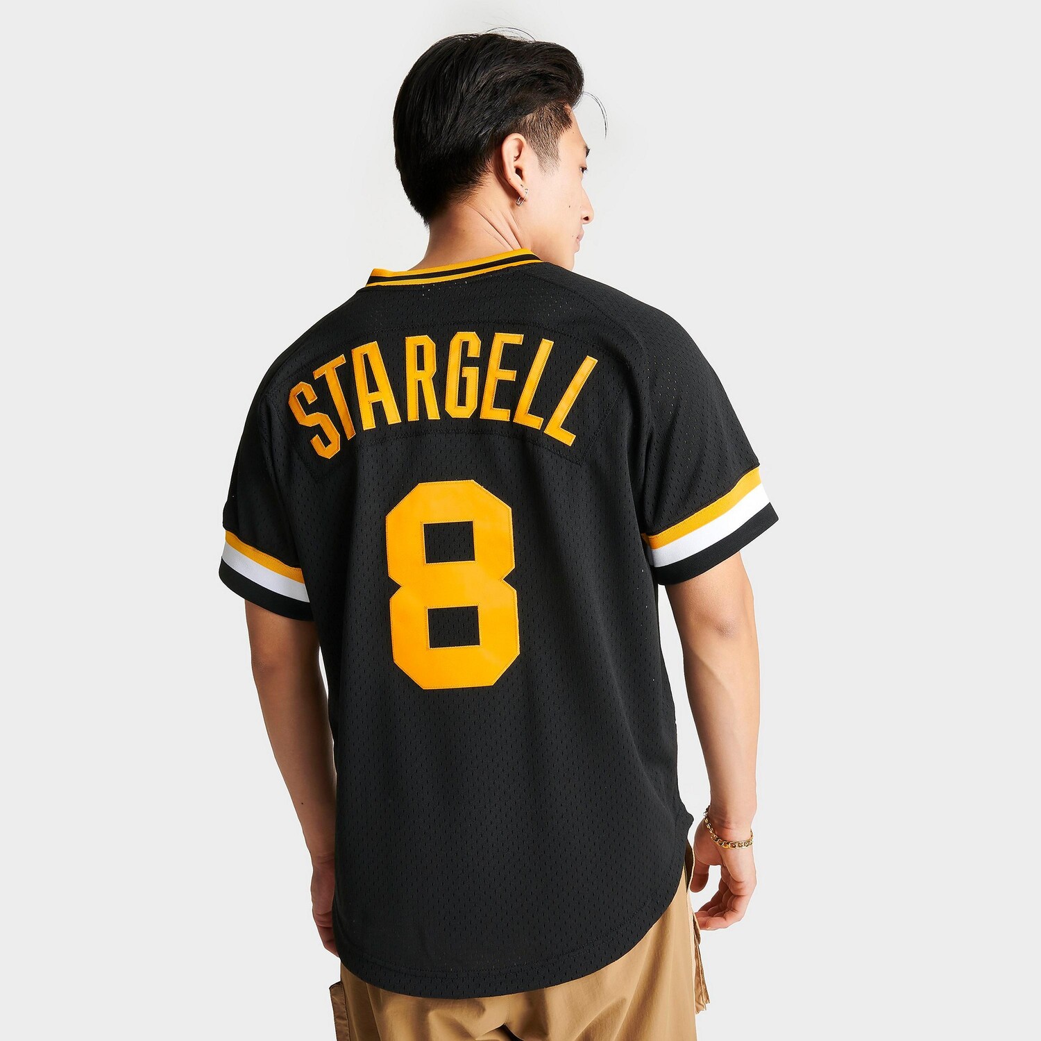 Мужская бейсбольная майка Mitchell & Ness Pittsburgh Pirates MLB Willie Stargell 1982 года, черный
Мужская бейсбольная майка Mitchell & Ness Pittsburgh Pirates MLB Willie Stargell 1982 года, черный