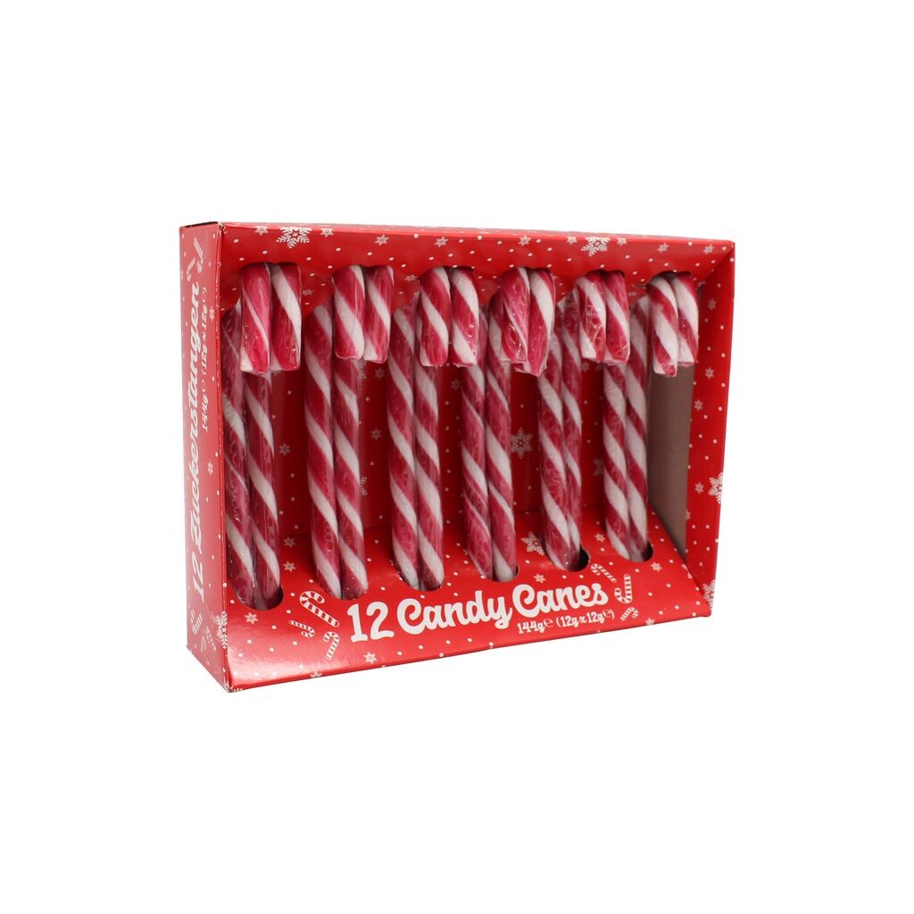 Candy Canes Candy Canes 12 штук по 12 г в витрине 144 г в индивидуальной упаковке Alex Sweets
Candy Canes Candy Canes 12 штук по 12 г в витрине 144 г в индивидуальной упаковке Alex Sweets