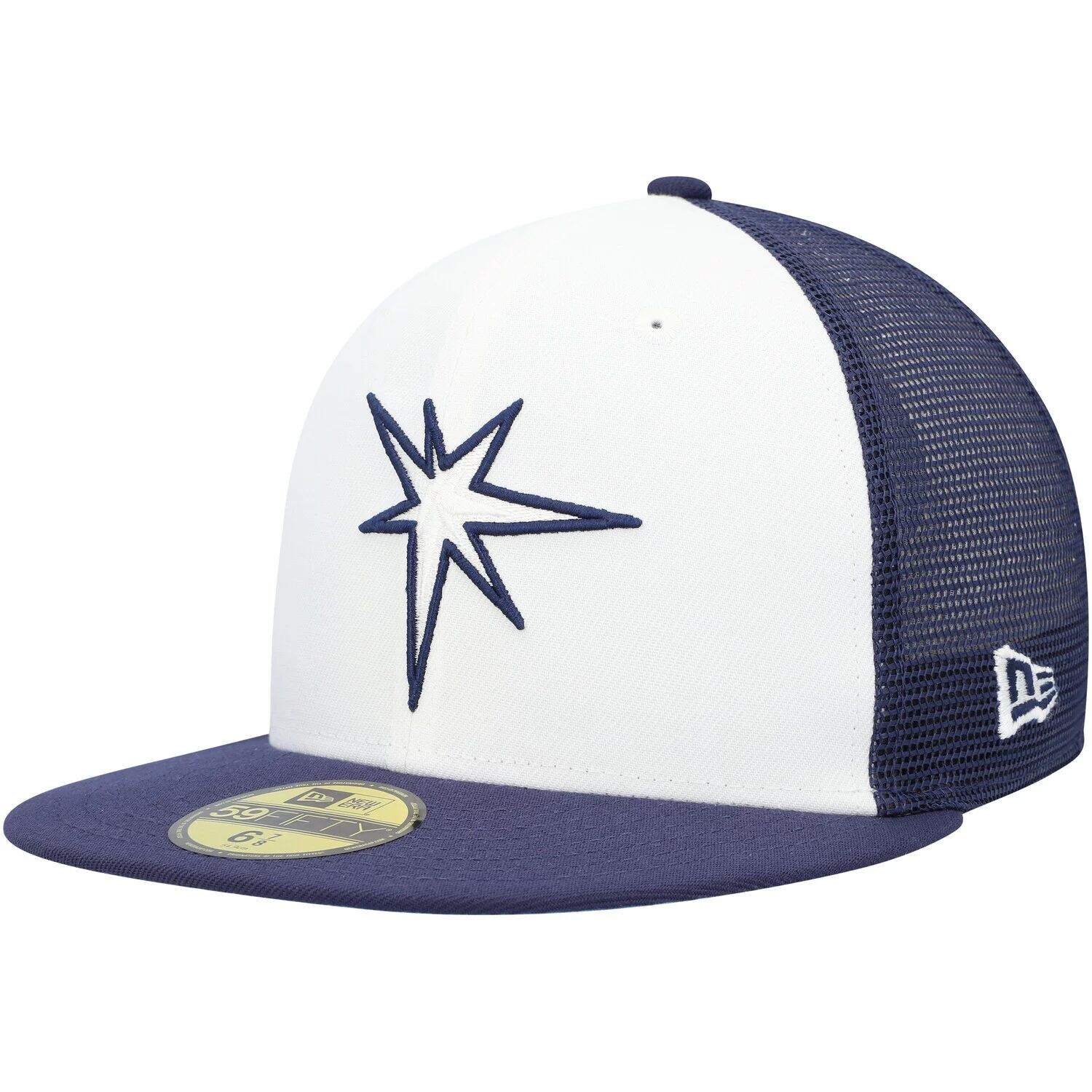 Мужская бейсболка New Era темно-синего/белого цвета Tampa Bay Rays 2023 для тренировок на поле 59FIFTY
Мужская бейсболка New Era темно-синего/белого цвета Tampa Bay Rays 2023 для тренировок на поле 59FIFTY