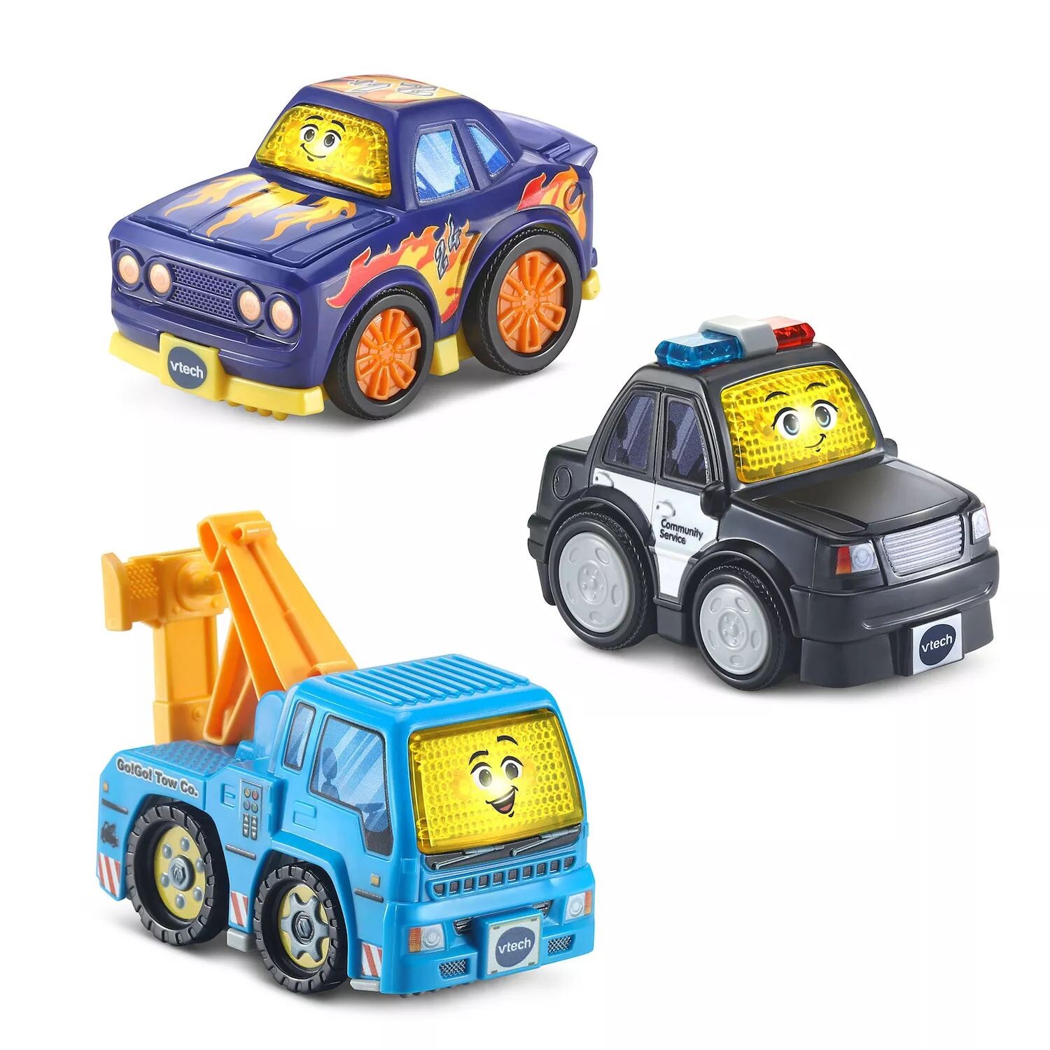 VTech вперед! Идти! Набор из 3 игрушечных машинок Smart Wheels Roadway Heroes VTech
VTech вперед! Идти! Набор из 3 игрушечных машинок Smart Wheels Roadway Heroes VTech