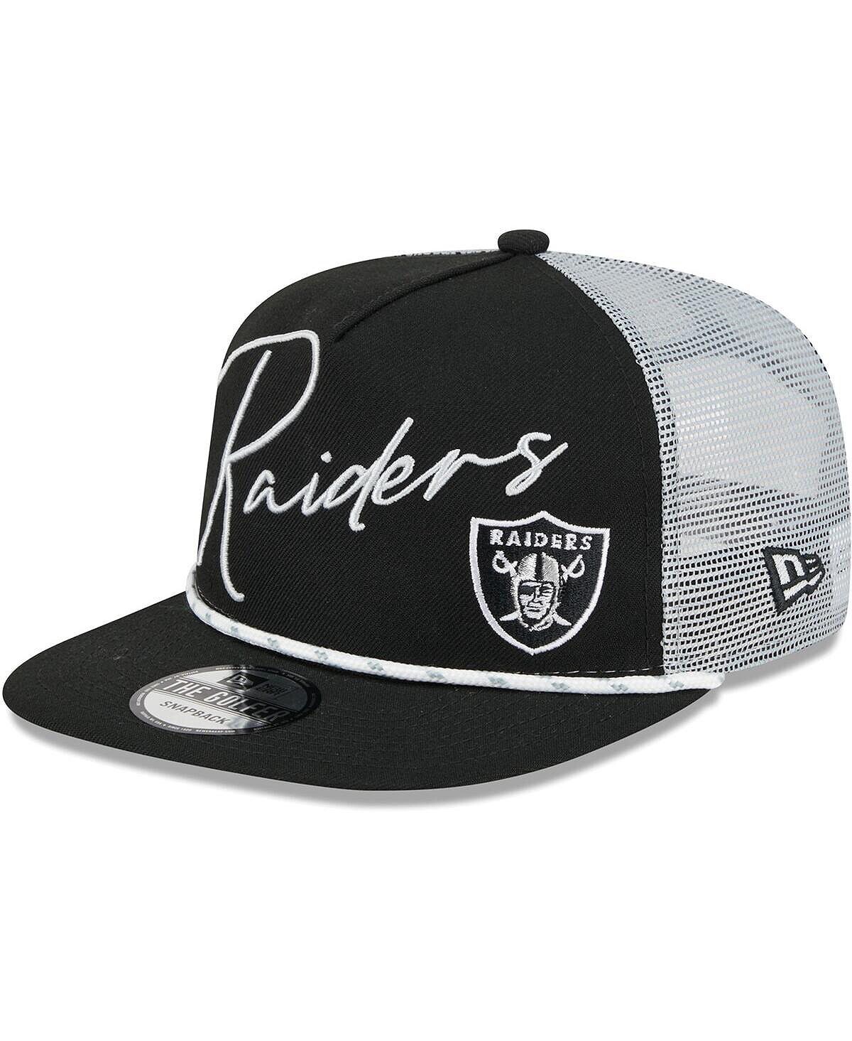 Мужская черная кепка Snapback с логотипом Las Vegas Raiders Golfer 9FIFTY New Era
Мужская черная кепка Snapback с логотипом Las Vegas Raiders Golfer 9FIFTY New Era