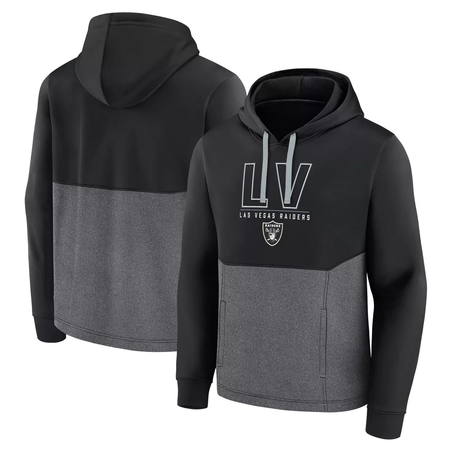 Мужской черный пуловер с капюшоном с логотипом Las Vegas Raiders Successful Tri-Blend Fanatics
Мужской черный пуловер с капюшоном с логотипом Las Vegas Raiders Successful Tri-Blend Fanatics