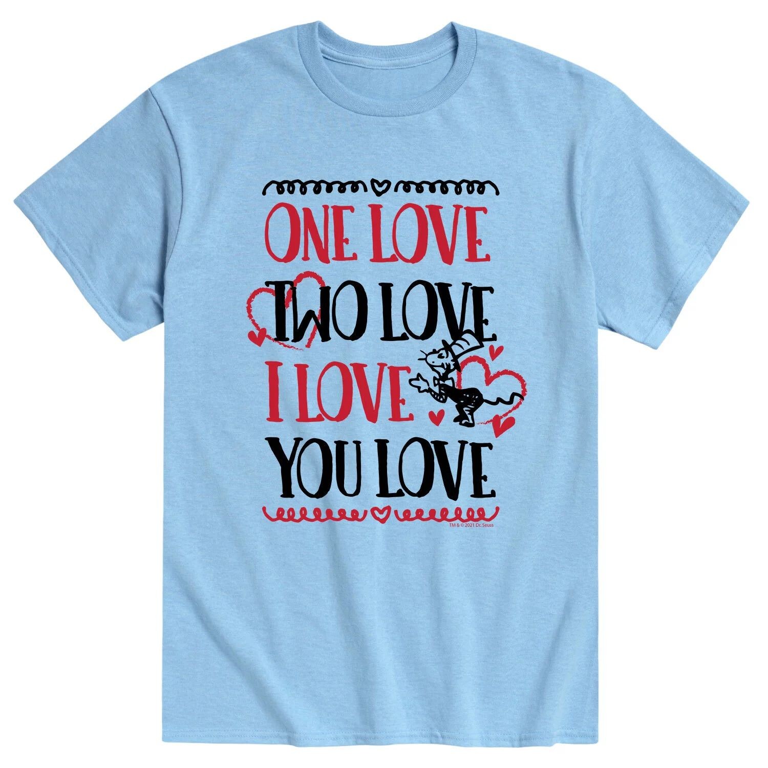 Мужская футболка Dr. Seuss "One Love, Two Love, I Love You Love" Licensed Character
Мужская футболка Dr. Seuss "One Love, Two Love, I Love You Love" Licensed Character