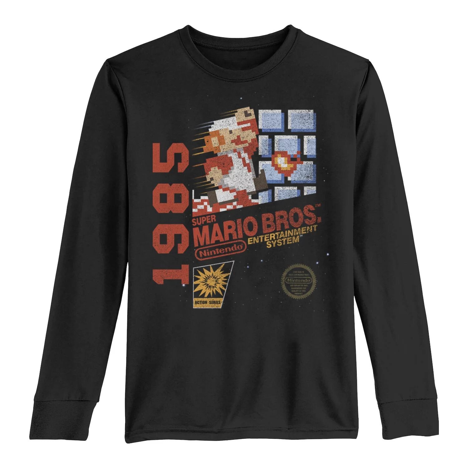 Футболка с длинными рукавами и графическим рисунком Super Mario 1985 для мальчиков 8–20 лет Licensed Character
Футболка с длинными рукавами и графическим рисунком Super Mario 1985 для мальчиков 8–20 лет Licensed Character