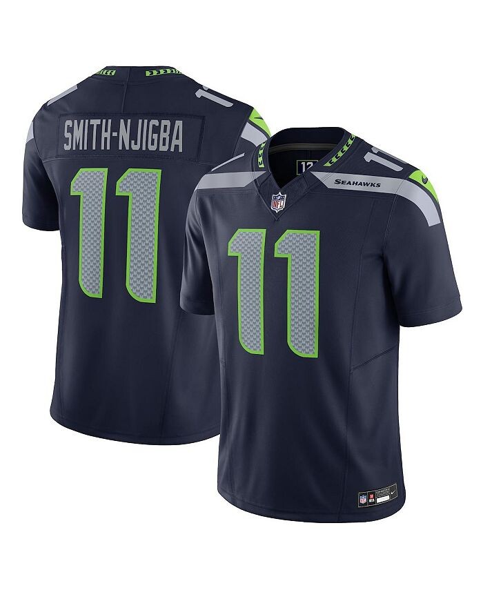 Мужское джерси Jaxon Smith-Njigba College Navy Seattle Seahawks Vapor FUSE Limited Nike, синий
Мужское джерси Jaxon Smith-Njigba College Navy Seattle Seahawks Vapor FUSE Limited Nike, синий