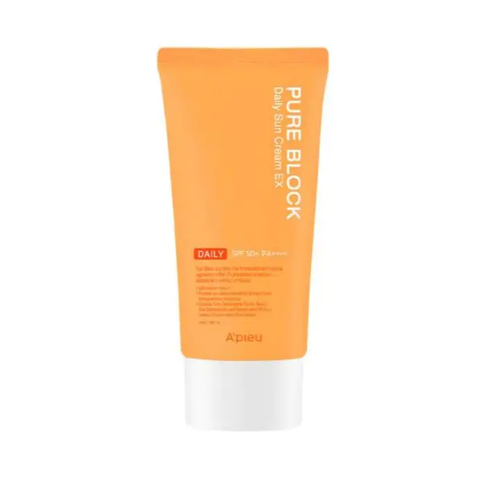 Солнцезащитный крем pure block daily protector solar spf 50+ pa++++ A'Pieu, объем 50 мл
Солнцезащитный крем pure block daily protector solar spf 50+ pa++++ A'Pieu, объем 50 мл