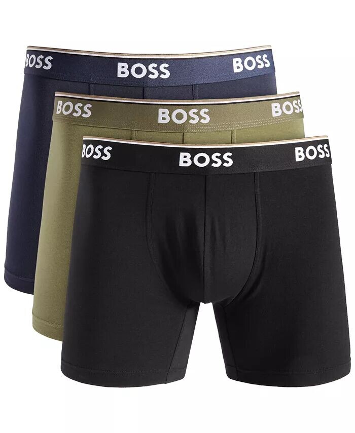 BOSS by Men's Power 3 шт. Трусы-боксеры с логотипом на поясе Hugo Boss, мультиколор
BOSS by Men's Power 3 шт. Трусы-боксеры с логотипом на поясе Hugo Boss, мультиколор