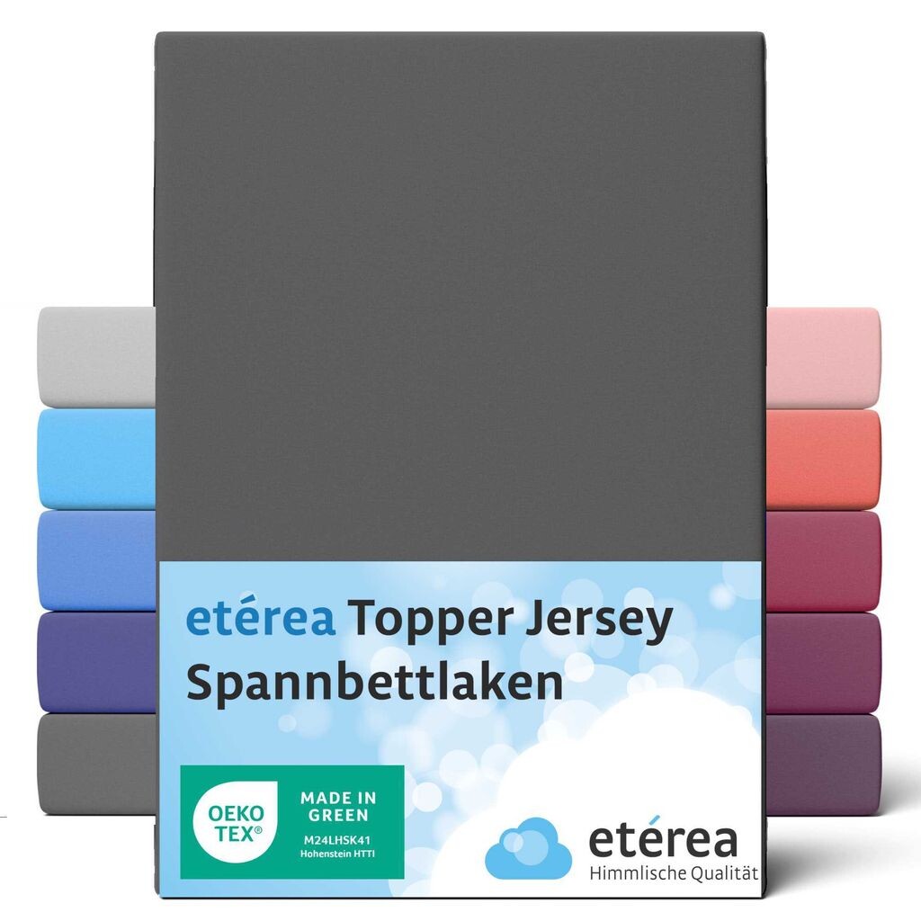 ETÉREA Джерси-топпер Простыня 200x220см - 100% ХЛОПОК - Простыня 200x220см - Topper Box Пружинный наматрасник - Комфортная простыня Топпер Хлопок - OEKOTEX - Антрацит Etérea Himmlische Qualität
ETÉREA Джерси-топпер Простыня 200x220см - 100% ХЛОПОК - Простыня 200x220см - Topper Box Пружинный наматрасник - Комфортная простыня Топпер Хлопок - OEKOTEX - Антрацит Etérea Himmlische Qualität