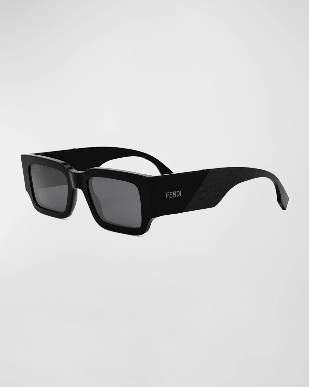 Мужские прямоугольные солнцезащитные очки из ацетата Fendi, цвет Shiny Black Smoke
Мужские прямоугольные солнцезащитные очки из ацетата Fendi, цвет Shiny Black Smoke
