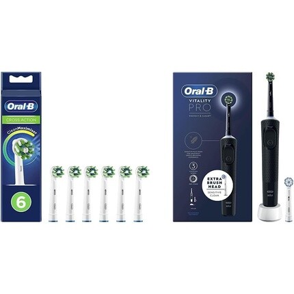 Насадка для электрической зубной щетки перекрестного действия с Cleanmaximizer, Oral-B
Насадка для электрической зубной щетки перекрестного действия с Cleanmaximizer, Oral-B