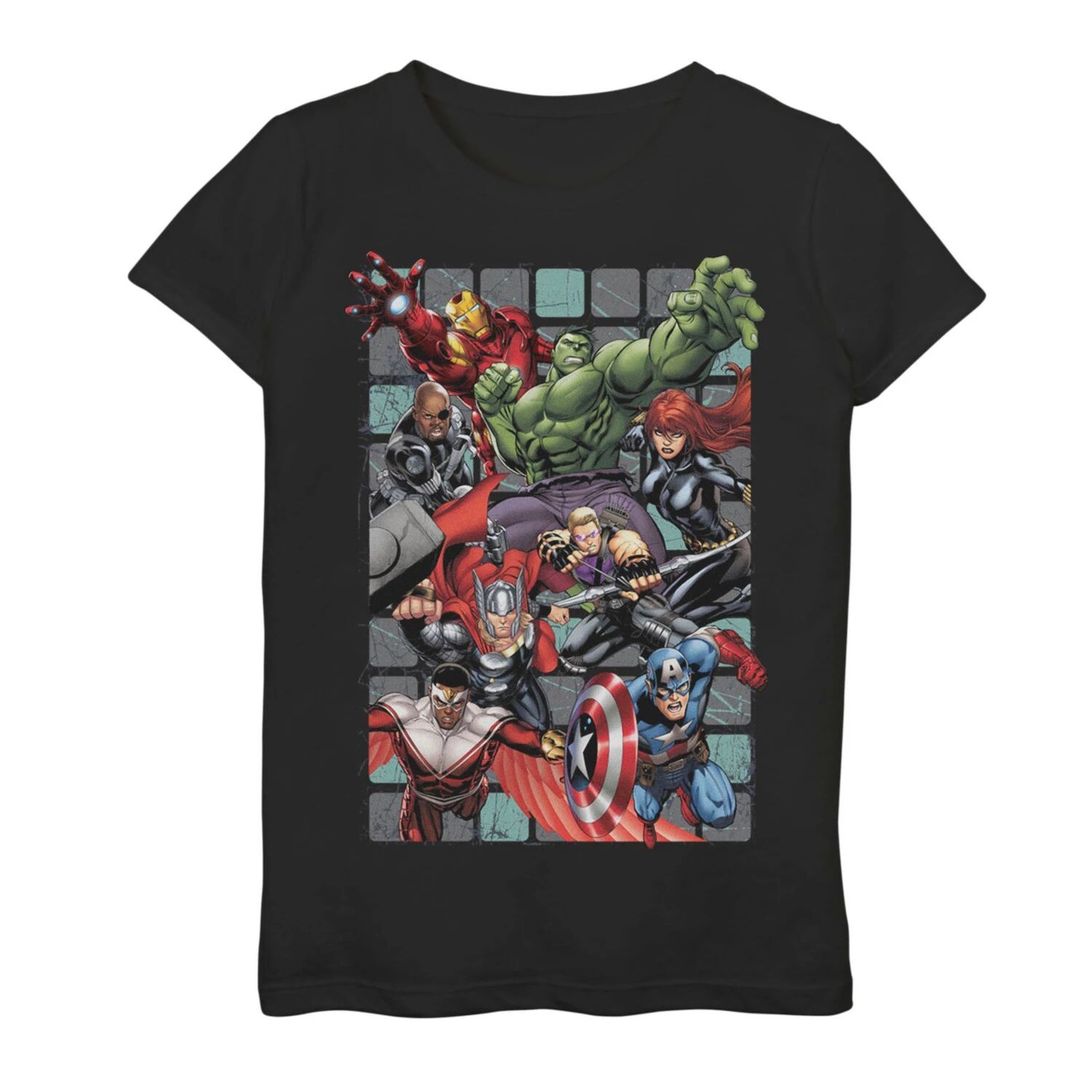 Футболка с графическим плакатом и постером группы Marvel для девочек 7–16 лет Marvel
Футболка с графическим плакатом и постером группы Marvel для девочек 7–16 лет Marvel
