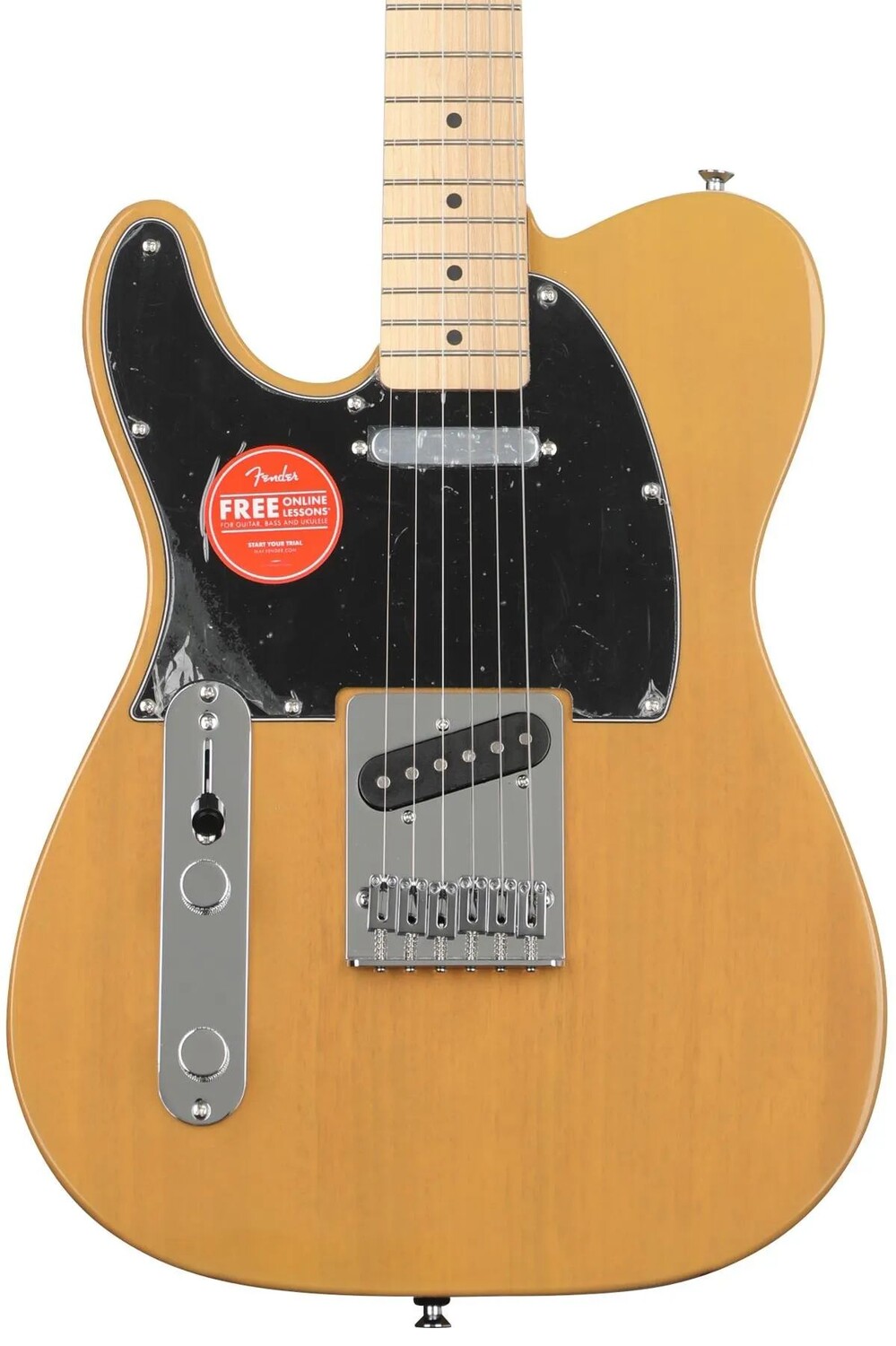 Электрогитара Squier Affinity Series Telecaster для левой руки — блондинка ириска с кленовой накладкой на гриф
Электрогитара Squier Affinity Series Telecaster для левой руки — блондинка ириска с кленовой накладкой на гриф