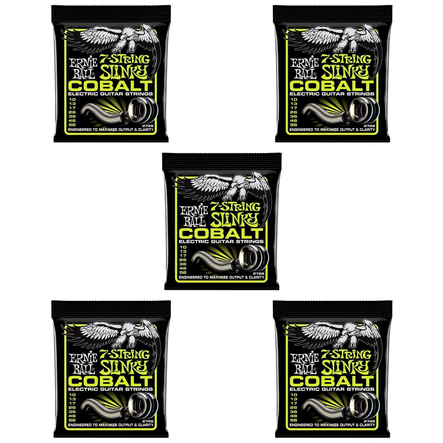 Струны для электрогитары Ernie Ball 2728 Regular Slinky Cobalt — .010-.056, 7 струн (5 шт.)
Струны для электрогитары Ernie Ball 2728 Regular Slinky Cobalt — .010-.056, 7 струн (5 шт.)