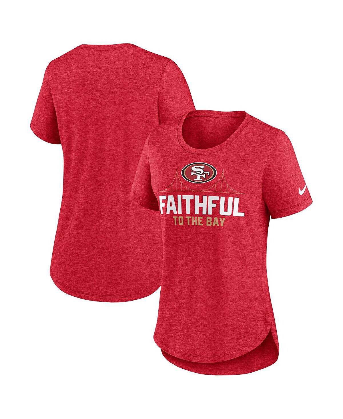Женская футболка Heather Scarlet San Francisco 49ers Local Fashion Tri-Blend Nike
Женская футболка Heather Scarlet San Francisco 49ers Local Fashion Tri-Blend Nike