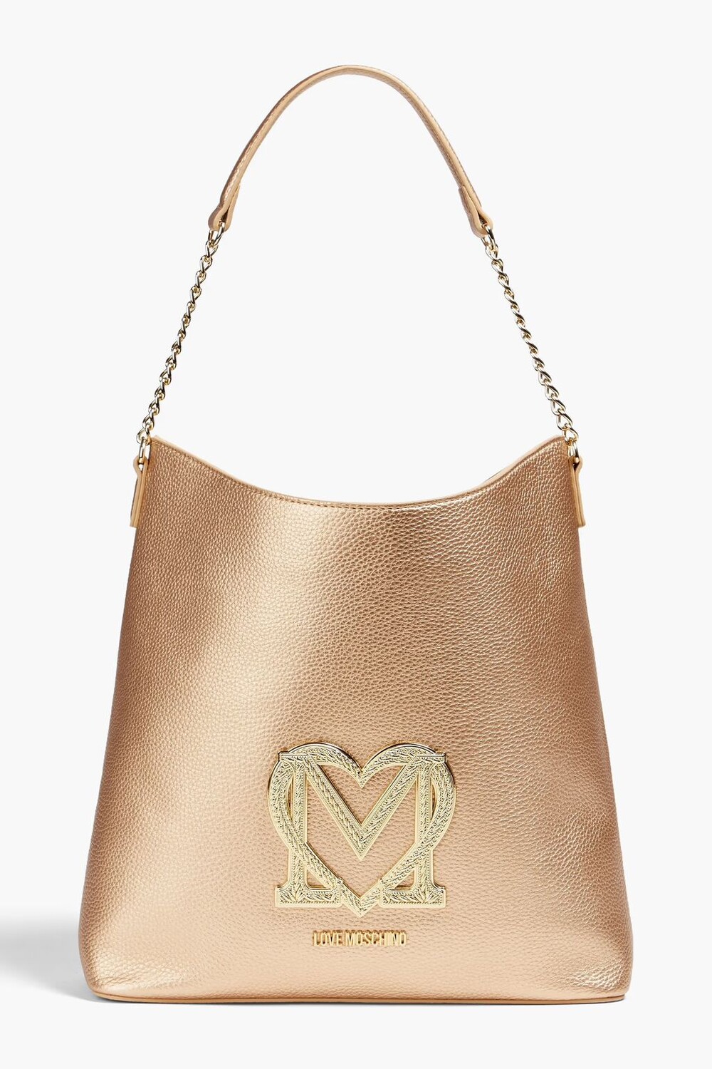 Сумка на плечо из искусственной кожи с металлизированной аппликацией Love Moschino, золото
Сумка на плечо из искусственной кожи с металлизированной аппликацией Love Moschino, золото