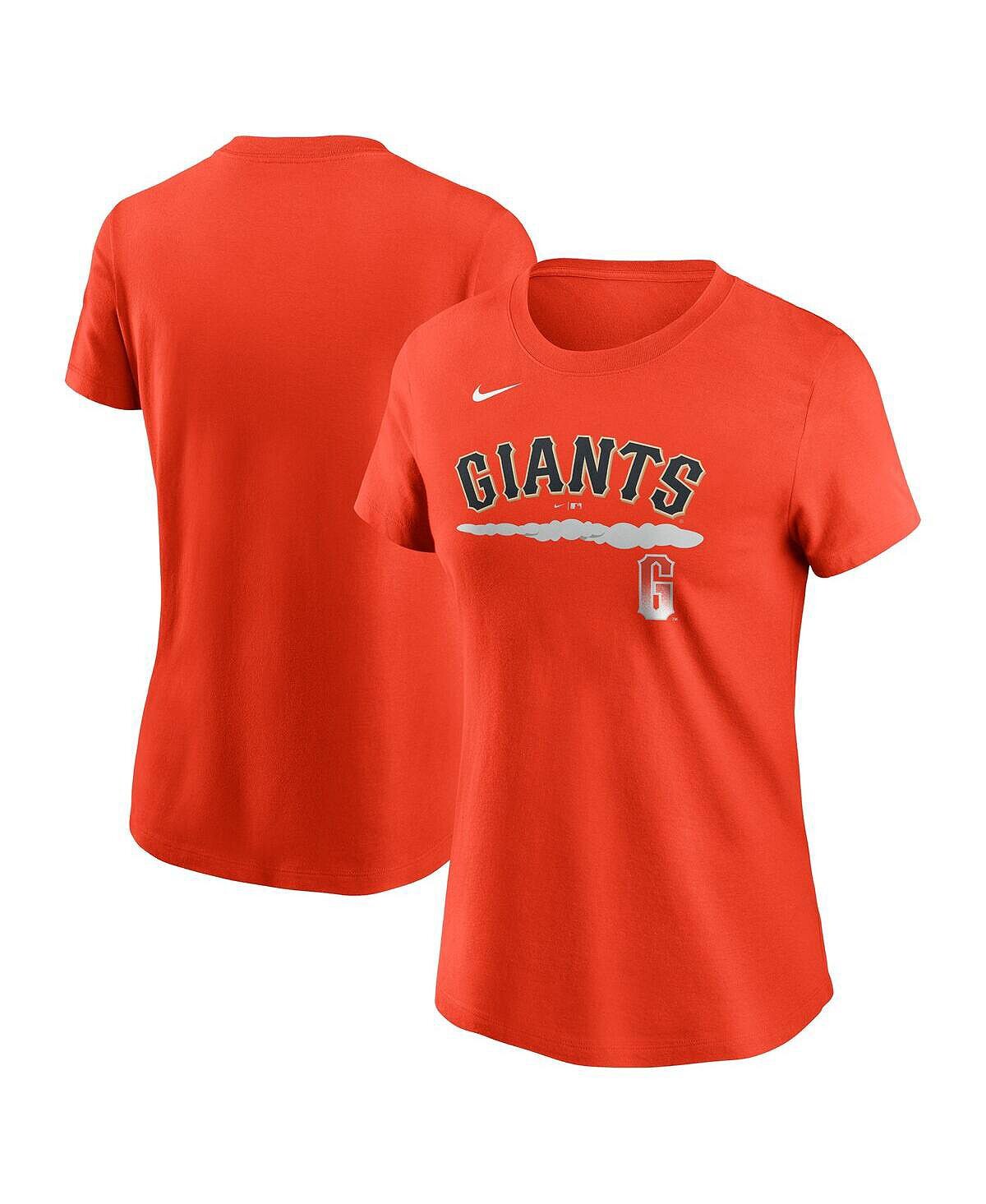Женская оранжевая футболка с надписью San Francisco Giants City Connect Nike, Оранжевый
Женская оранжевая футболка с надписью San Francisco Giants City Connect Nike, Оранжевый