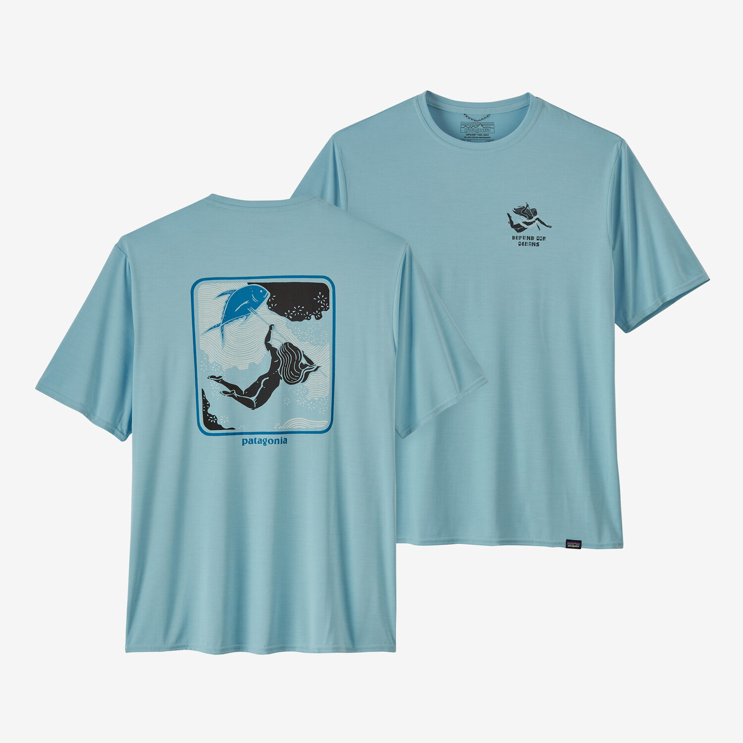 Мужская рубашка Capilene Cool с рисунком на каждый день Patagonia, цвет Defend Our Oceans: Fin Blue X-Dye
Мужская рубашка Capilene Cool с рисунком на каждый день Patagonia, цвет Defend Our Oceans: Fin Blue X-Dye