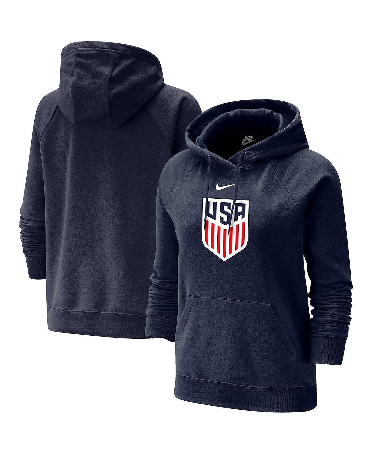 Женский темно-синий пуловер с капюшоном USMNT Varsity Raglan Tri-Blend Nike, темно-синий
Женский темно-синий пуловер с капюшоном USMNT Varsity Raglan Tri-Blend Nike, темно-синий