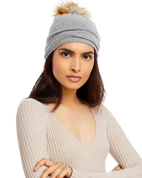 Шапка Angelina с помпоном из искусственного меха C by Bloomingdale's Cashmere, цвет Gray
Шапка Angelina с помпоном из искусственного меха C by Bloomingdale's Cashmere, цвет Gray