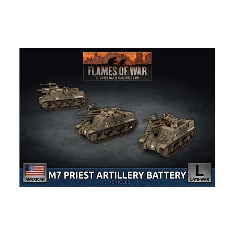 Артиллерийская батарея M7 «Жрец», Flames of War - WWII - United States - Tanks (4th Edition)
Артиллерийская батарея M7 «Жрец», Flames of War - WWII - United States - Tanks (4th Edition)