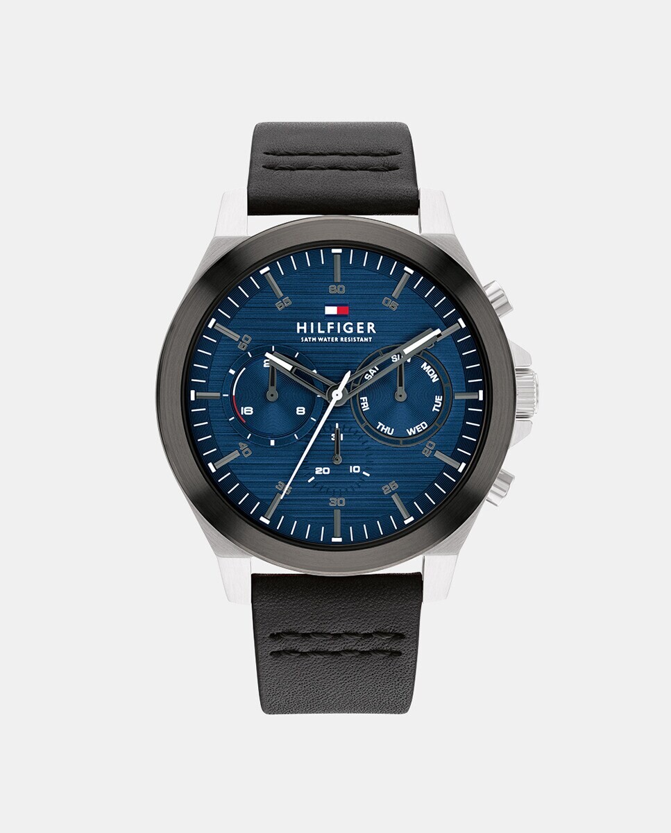 Lance 1710523 многофункциональные черные кожаные мужские часы Tommy Hilfiger, черный
Lance 1710523 многофункциональные черные кожаные мужские часы Tommy Hilfiger, черный
