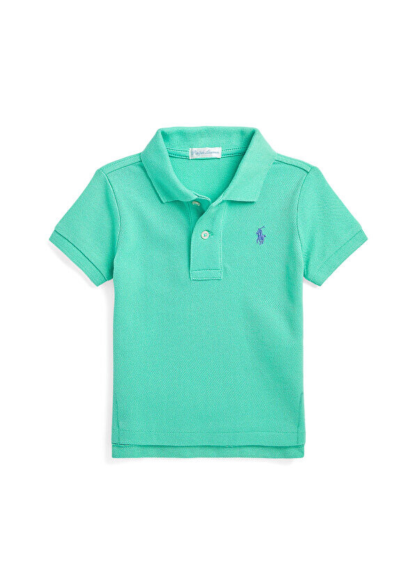 Зеленая футболка для мальчика с воротником-поло и вышитым логотипом Polo Ralph Lauren
Зеленая футболка для мальчика с воротником-поло и вышитым логотипом Polo Ralph Lauren