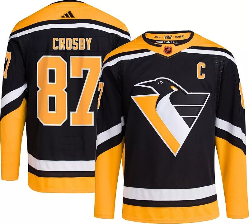 Adidas '22-'23 Reverse Retro Pittsburgh Penguins Сидни Кросби № 87 ADIZERO Аутентичный джерси
Adidas '22-'23 Reverse Retro Pittsburgh Penguins Сидни Кросби № 87 ADIZERO Аутентичный джерси