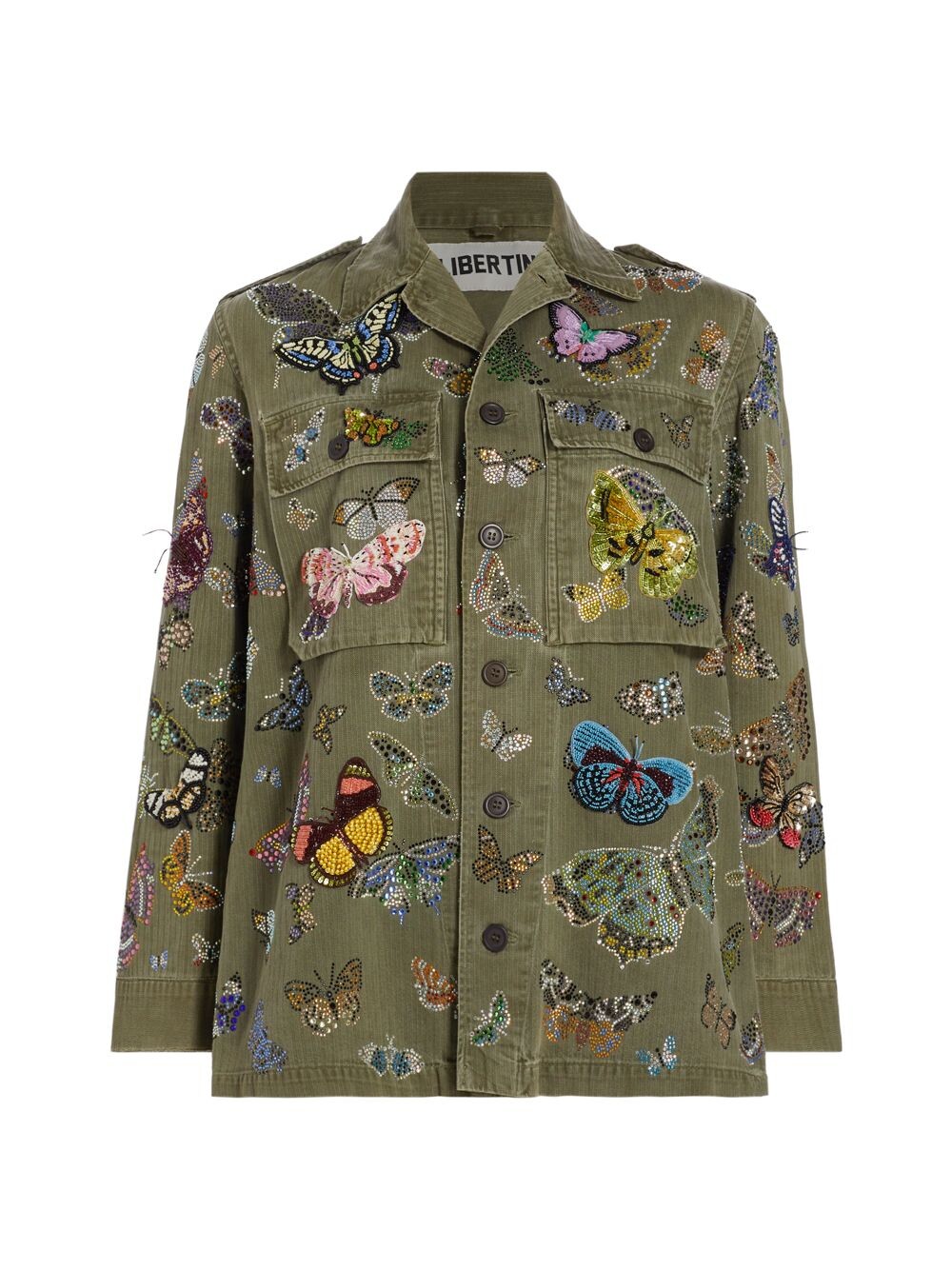 Винтажная французская военная куртка Millions Of Butterflies Libertine, зеленый
Винтажная французская военная куртка Millions Of Butterflies Libertine, зеленый