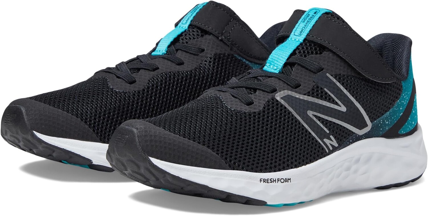 Кроссовки Fresh Foam Arishi v4 Bungee Lace with Hook-and-Loop Top Strap New Balance, цвет Black/Virtual Blue
Кроссовки Fresh Foam Arishi v4 Bungee Lace with Hook-and-Loop Top Strap New Balance, цвет Black/Virtual Blue