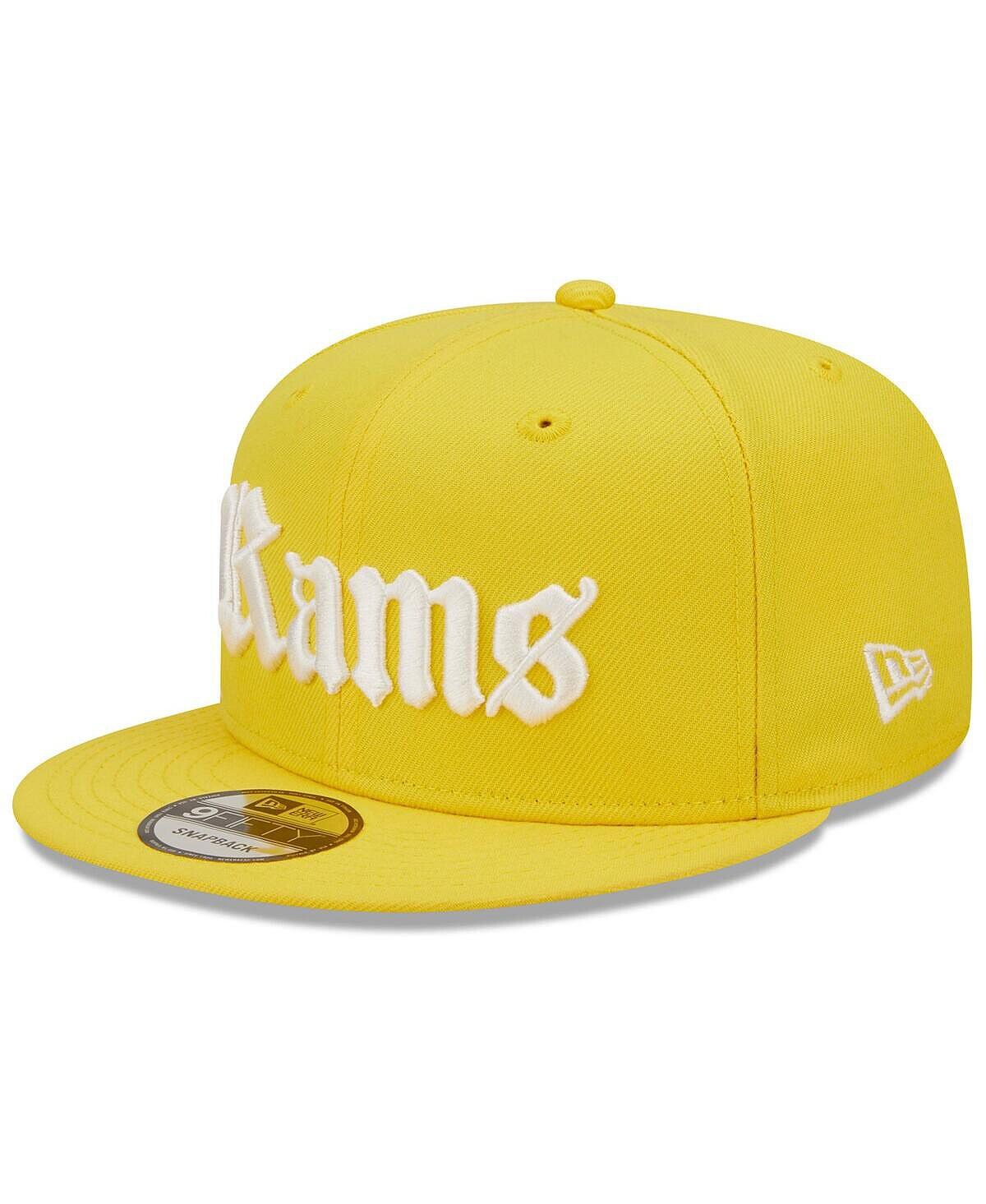 Мужская золотистая бейсболка Los Angeles Rams Gothic Script 9Fifty Snapback New Era
Мужская золотистая бейсболка Los Angeles Rams Gothic Script 9Fifty Snapback New Era