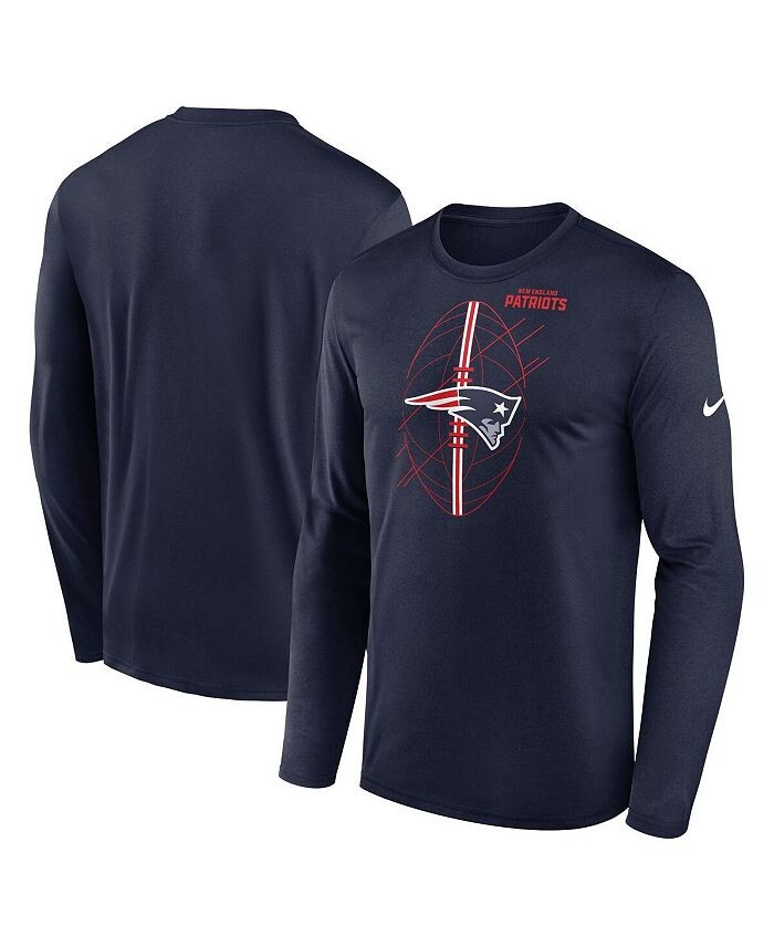 Мужская темно-синяя футболка с длинным рукавом New England Patriots Legend Icon Nike, синий
Мужская темно-синяя футболка с длинным рукавом New England Patriots Legend Icon Nike, синий