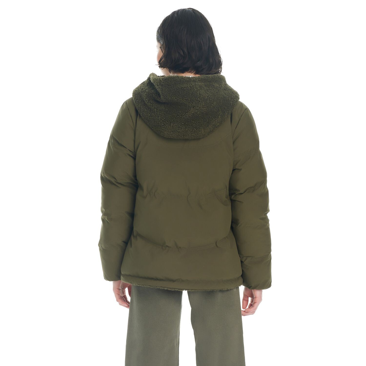Женская двусторонняя куртка-пуховик Koolaburra by UGG Sherpa Koolaburra by UGG, темно-зеленый
Женская двусторонняя куртка-пуховик Koolaburra by UGG Sherpa Koolaburra by UGG, темно-зеленый