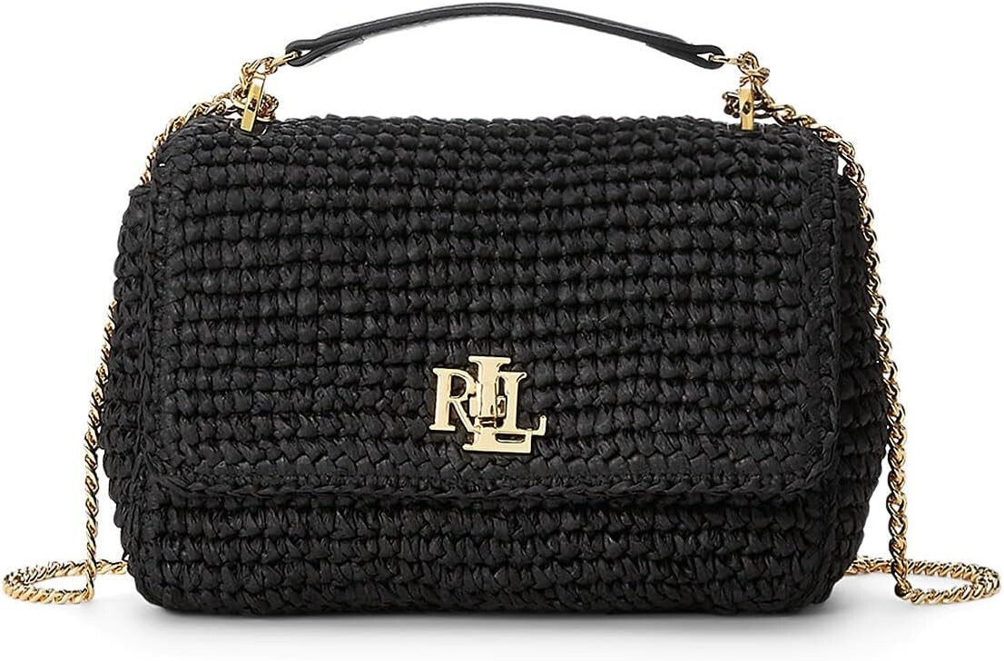 Тканая соломенная сумка Sophee среднего размера LAUREN Ralph Lauren, цвет Black/Black
Тканая соломенная сумка Sophee среднего размера LAUREN Ralph Lauren, цвет Black/Black