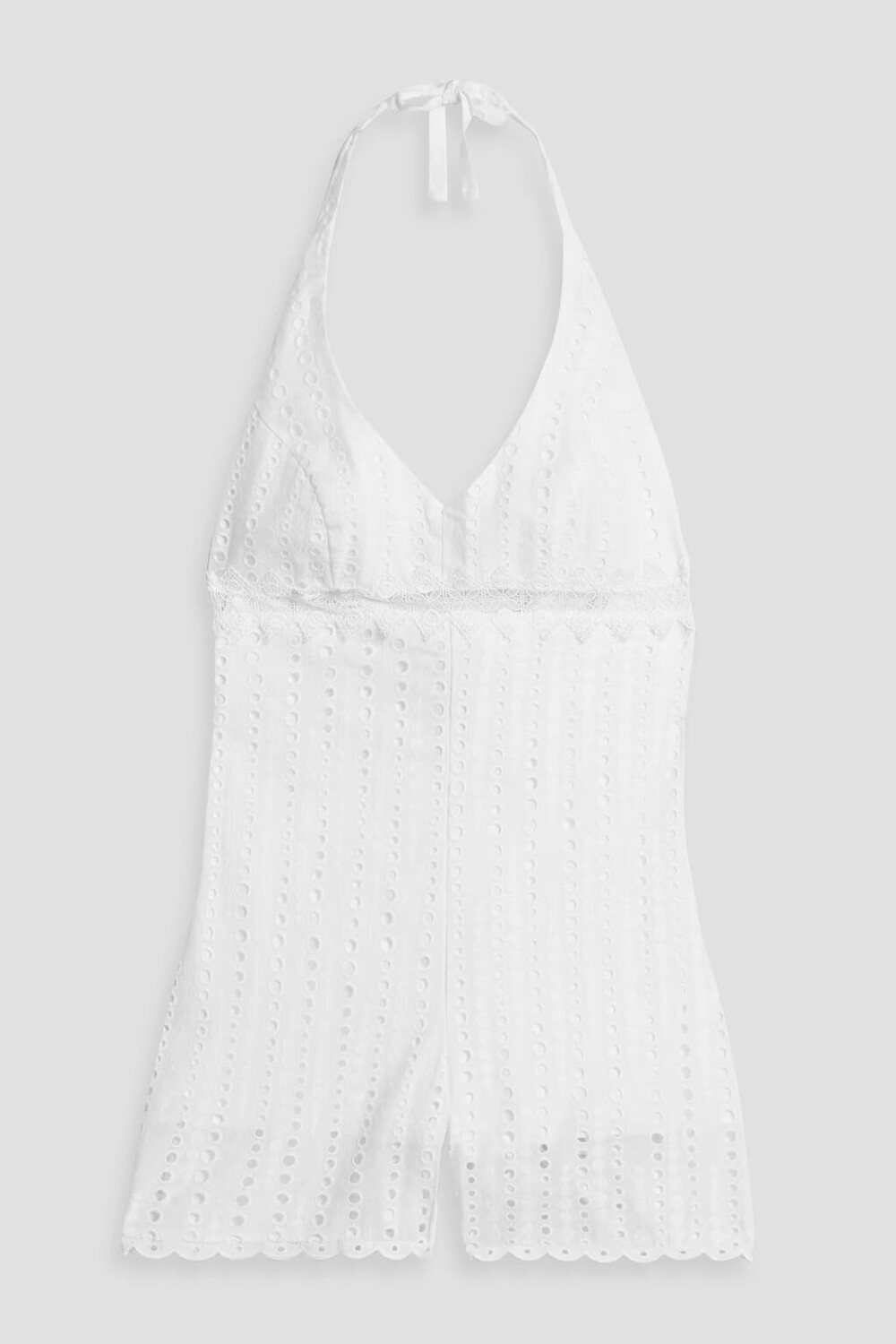 Комбинезон Broderie Anglaise из смесового хлопка с воротником-хомутом Charo Ruiz Ibiza, белый
Комбинезон Broderie Anglaise из смесового хлопка с воротником-хомутом Charo Ruiz Ibiza, белый