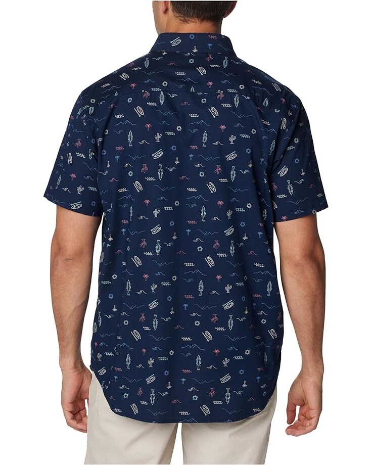 Рубашка Columbia Rapid Rivers Printed Short Sleeve Shirt, цвет Collegiate Navy Explorer
Рубашка Columbia Rapid Rivers Printed Short Sleeve Shirt, цвет Collegiate Navy Explorer