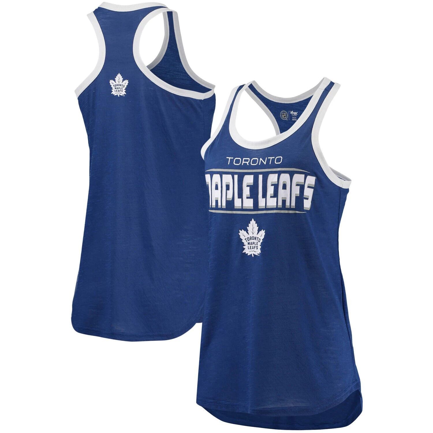 Женская майка G-III Sports от Carl Banks Blue Toronto Maple Leafs Showdown Slub Racerback G-III
Женская майка G-III Sports от Carl Banks Blue Toronto Maple Leafs Showdown Slub Racerback G-III