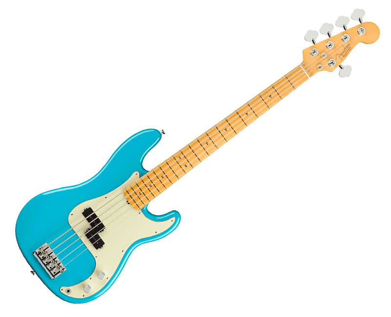 Басс гитара Fender American Professional II Precision Bass V - Miami Blue w/ Maple FB
Басс гитара Fender American Professional II Precision Bass V - Miami Blue w/ Maple FB
