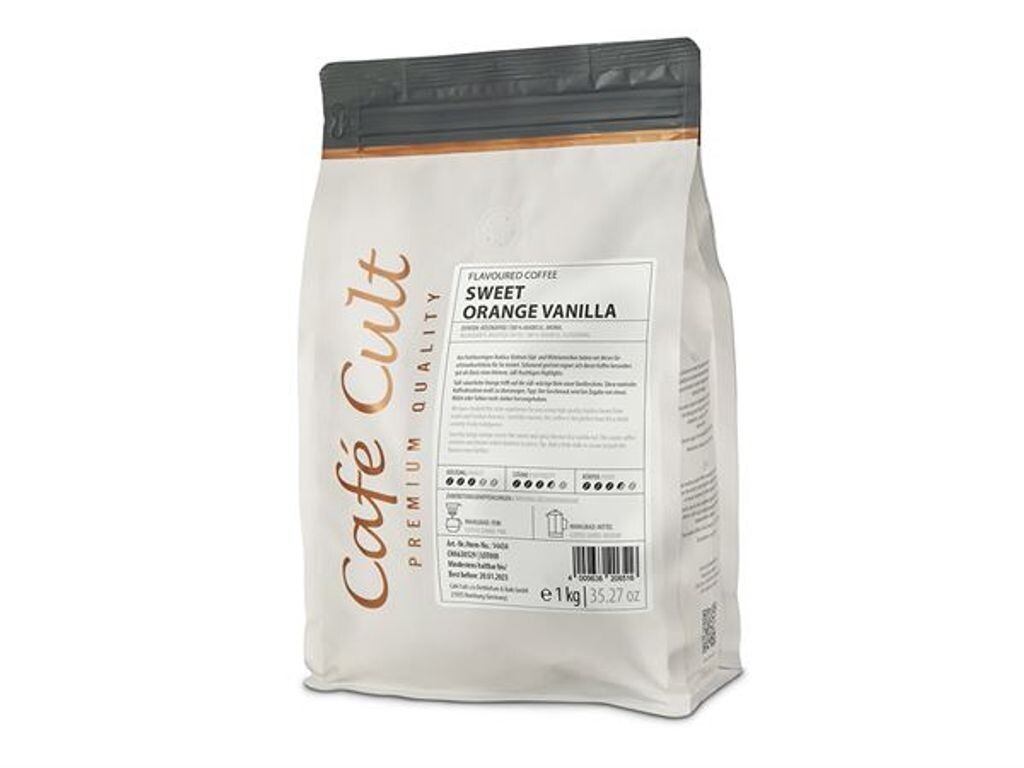 Кофе Sweet Orange Vanilla в пакете 1 кг, со вкусом цельных зерен Dethlefsen & Balk
Кофе Sweet Orange Vanilla в пакете 1 кг, со вкусом цельных зерен Dethlefsen & Balk
