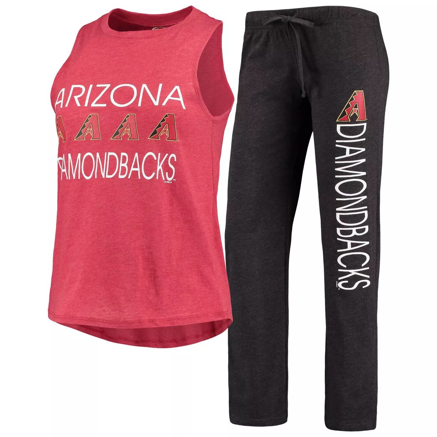 Женский спортивный красный/черный комплект Arizona Diamondbacks Meter Muscle Майка и брюки для сна
Женский спортивный красный/черный комплект Arizona Diamondbacks Meter Muscle Майка и брюки для сна
