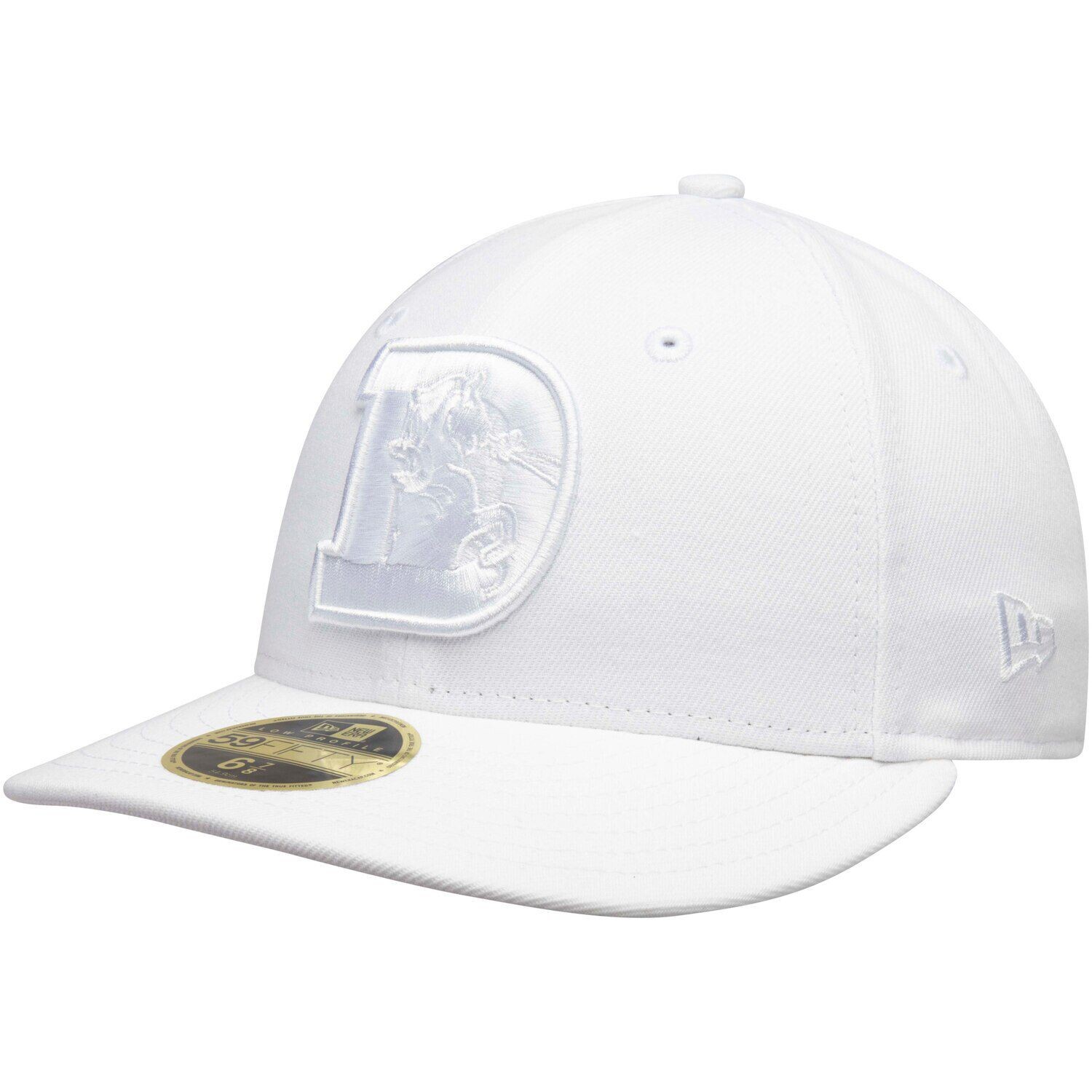 Мужская приталенная шляпа New Era Denver Broncos белого цвета с низким профилем 59FIFTY
Мужская приталенная шляпа New Era Denver Broncos белого цвета с низким профилем 59FIFTY