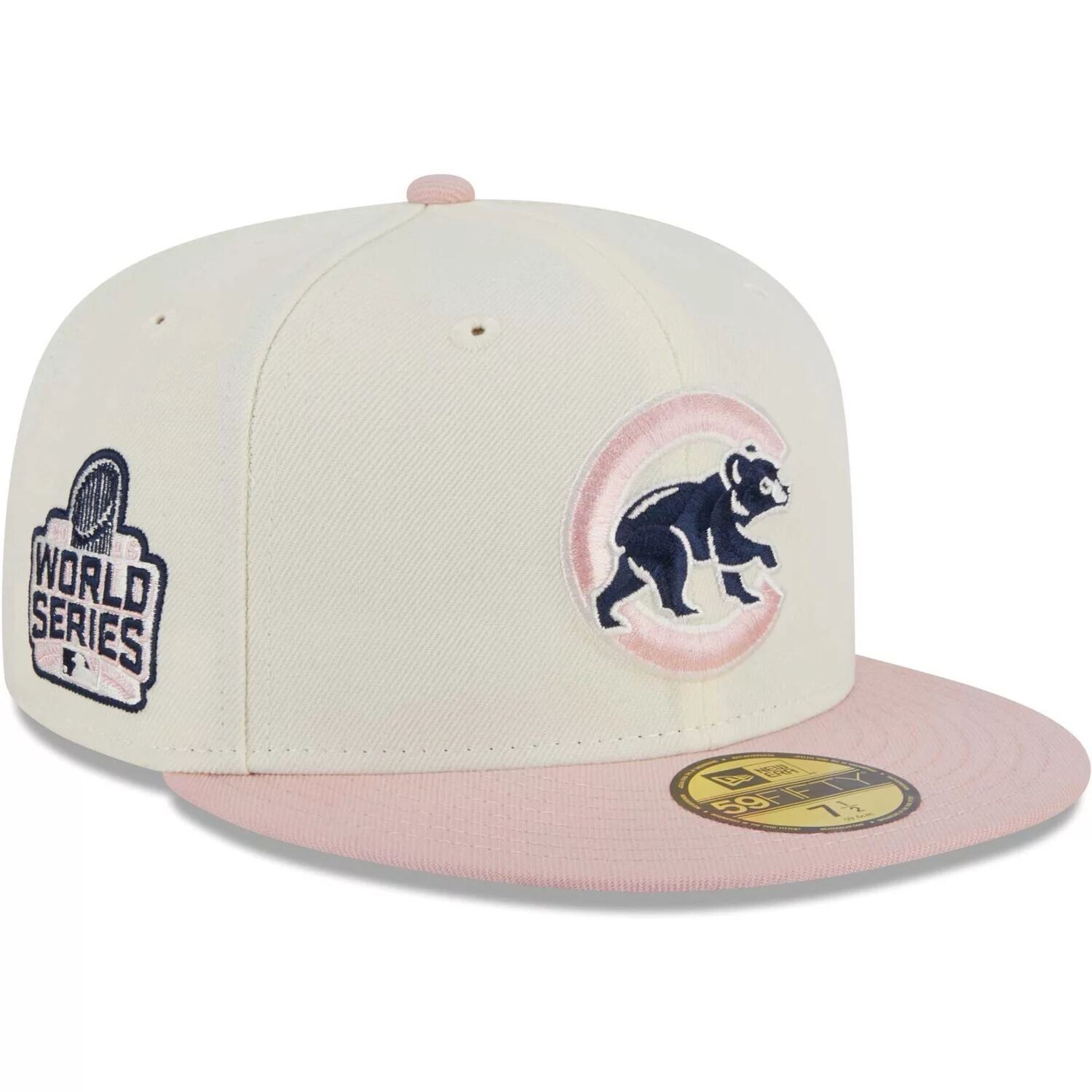 Мужская облегающая шляпа New Era белого/розового цвета Chicago Cubs Chrome Rogue 59FIFTY
Мужская облегающая шляпа New Era белого/розового цвета Chicago Cubs Chrome Rogue 59FIFTY