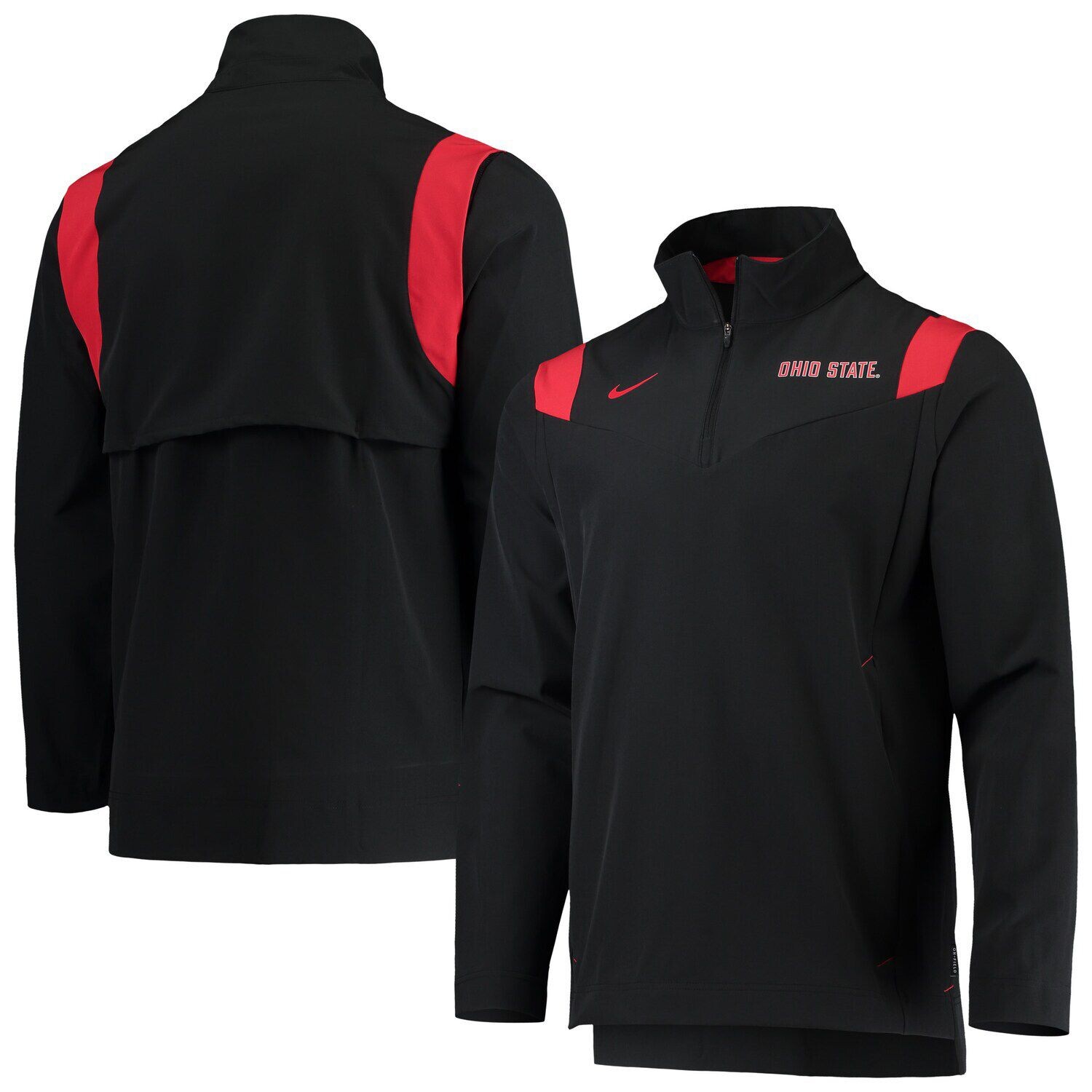 Мужская черная куртка Ohio State Buckeyes 2021 Team Coach с молнией на четверть Nike
Мужская черная куртка Ohio State Buckeyes 2021 Team Coach с молнией на четверть Nike