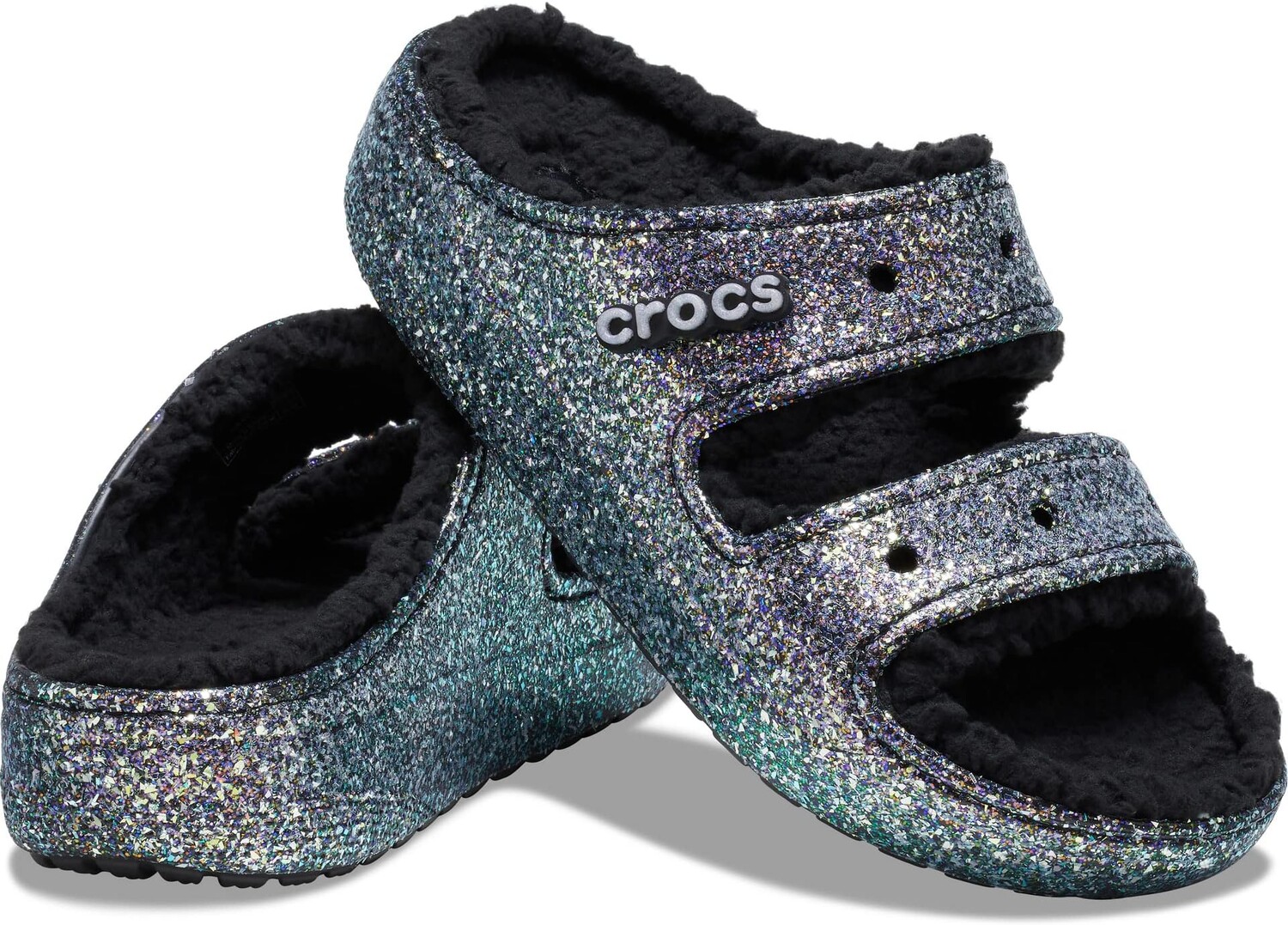 Сандалии на плоской подошве Classic Cozzzy Sandal Crocs, цвет Black/Multi Glitter
Сандалии на плоской подошве Classic Cozzzy Sandal Crocs, цвет Black/Multi Glitter